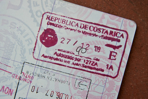 Costa Rica Passport Stamp