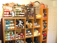 West wall of "Little" yarn room