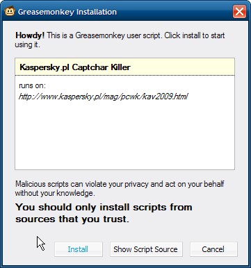Kaspersky 안티바이러스 2009 무료 6개월 라이센스 얻기
