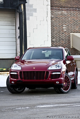 This is a 2009 Porsche Cayenne Turbo S that I took pictures of while at work