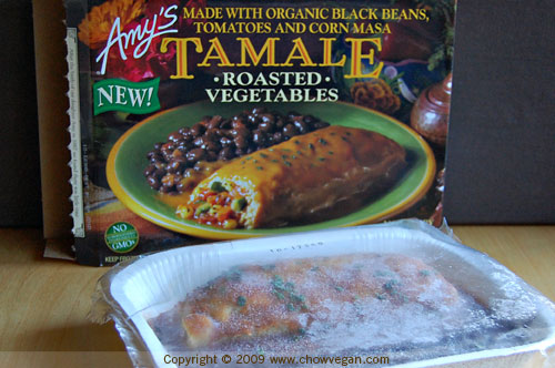 Amy's Roasted Vegetables Tamale Review