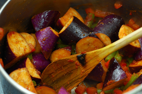 Eggplants with Curry