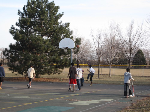 Basketball at Bossen Field