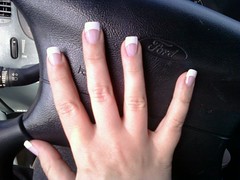 Fresh manicure! Whoo hoo!