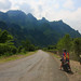 Cule amb moto per Laos
