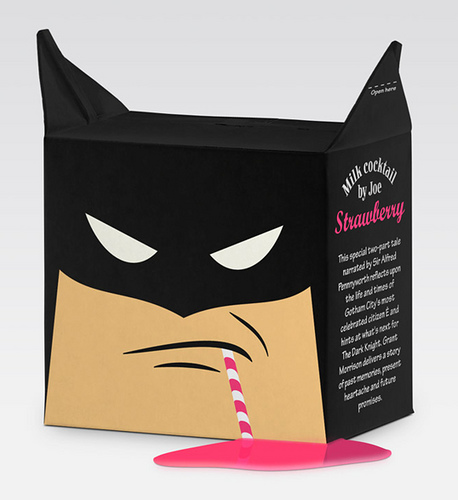 Batman Milk Packaging