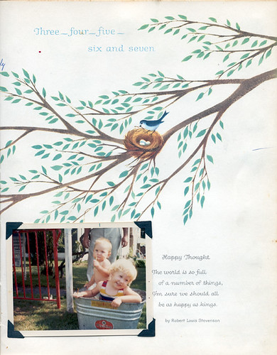 Baby Book Page - Swimming Pic
