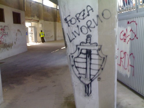 Forza Livorno! Armando Picchi -stadion kevät 2008.