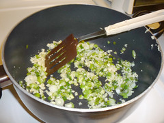 garlic & onions browning