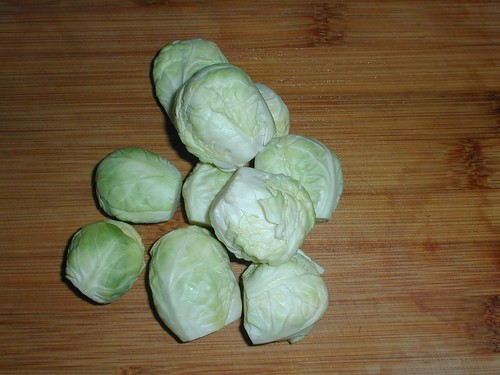 Cleaned Brussels Sprouts