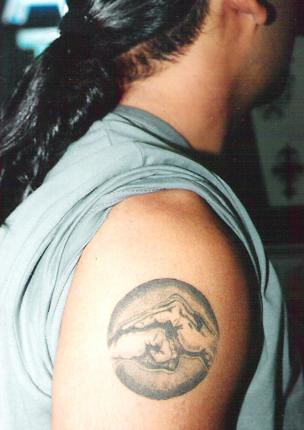 martial arts style tattoo by dublin ireland tattoo artist 'Pluto'