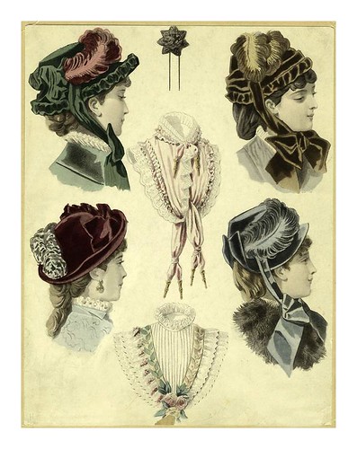 003- Sombreros de mujer siglo XIX