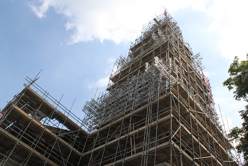 St Alfege scaffolding