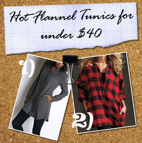 flannel tunics