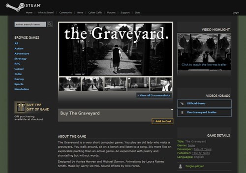 The Graveyard on Steam