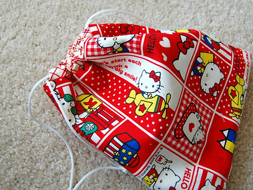 Hello Kitty Drawstring Bag