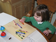 We've discovered crayons!