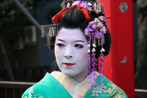 你拍攝的 日本藝妓。