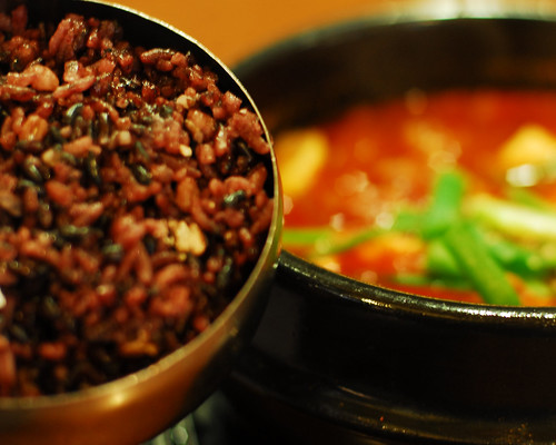 Spicy Kim chi soup n Multi grains rice - DSC_0551 copy
