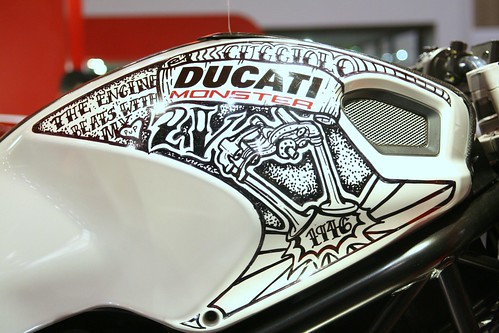 Ducati Monster 696 - Custom Paint - a photo on Flickriver