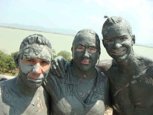 Ernesto, Janet, and I (aka The Martians) on top of the El Totumo Mud Volcano...