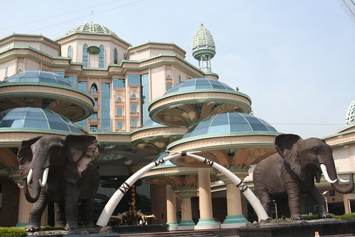 Elephants at the entrance