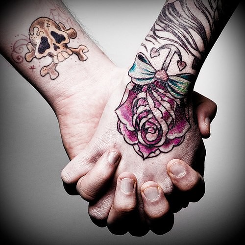 The most common wrist tattoos