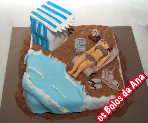 Bolo dia de Praia - Beach day cake