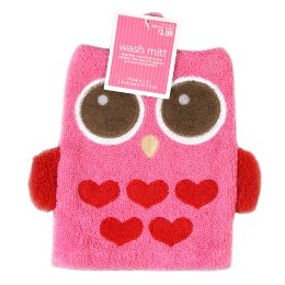 Pink Owl "Wash Mitt"