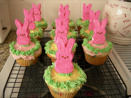 easter bunny cupcakes. Easter Bunny Cupcakes