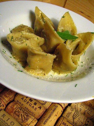 Porcini Tortelloni with Brown Butter