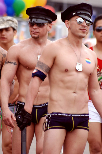 Not the Long Beach Police Andrew Christian underwear