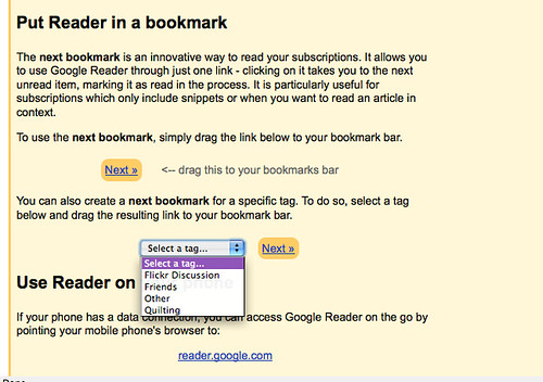 How to Make Google Reader into a Bookmark
