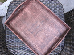 Iron Craft Challenge #22 - Stained and Stamped Tray