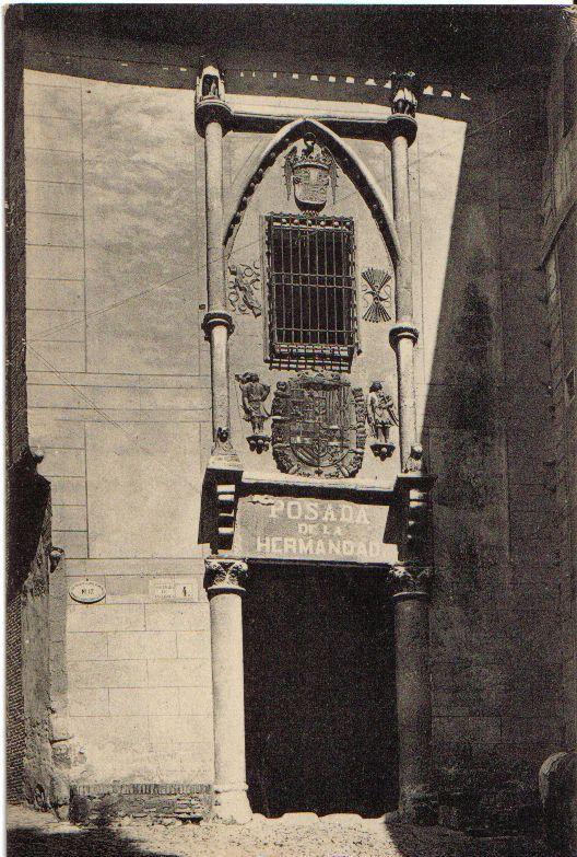 Posada de la Hermandad (Toledo) a principios del siglo XX. Foto Roisin