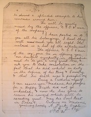 Private Richard Ainscough d.19.5.1918 - letter