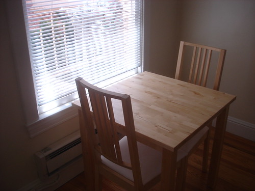 New kitchen table