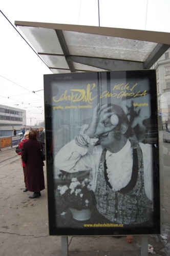 Campaña publicitaria exposición de Salvador Dalí en brno, República Checa
