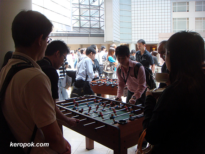 Sun Developers and Foosball