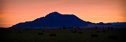 Sunset in the Imperial Valley, California