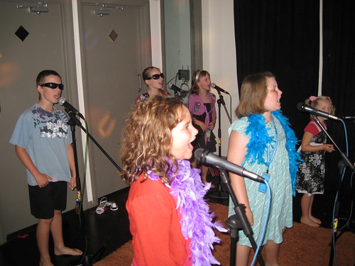 Singing at the Popstar Party