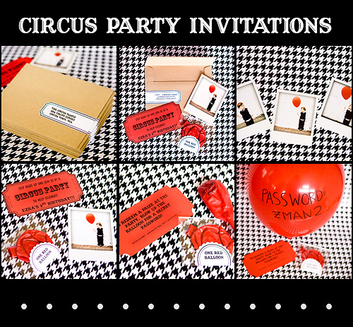 circus-invitations