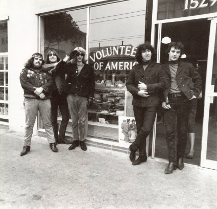 Grateful Dead 1966 (on Haight Street?) - copyright Herb Greene