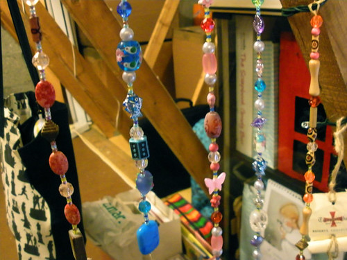 My bead decorations in the attic