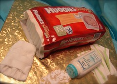 Diapers cake by debbiedoescakes