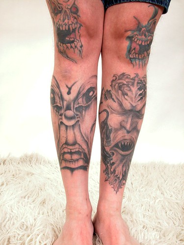 Tattoos covering my knees