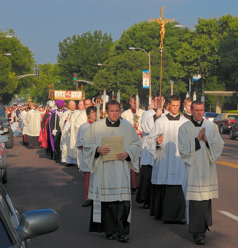 Cathedral Basilica of Saint Louis, in Saint Louis, Missouri, USA - Corpus Christi procession 1