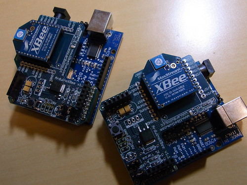 Arduino + Arduino XBEE Shield