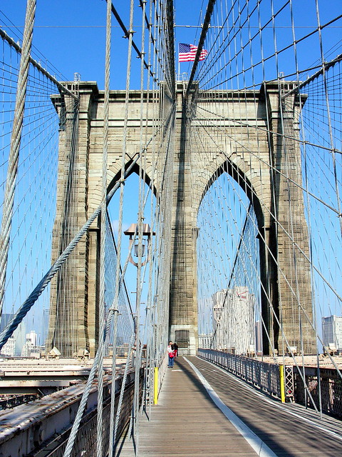 USA-478 NY Brooklyn Bridge 紐約