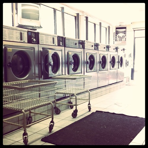 Sunday morning laundry.